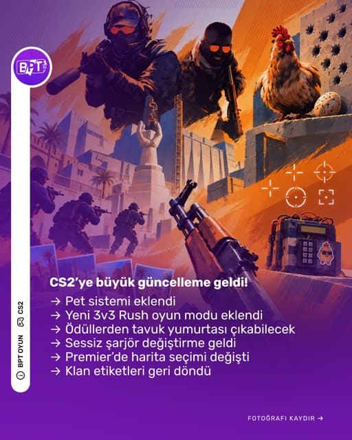 CS2 oynuyor musunuz? Yeni gelen güncellemeyi beğendiniz mi?